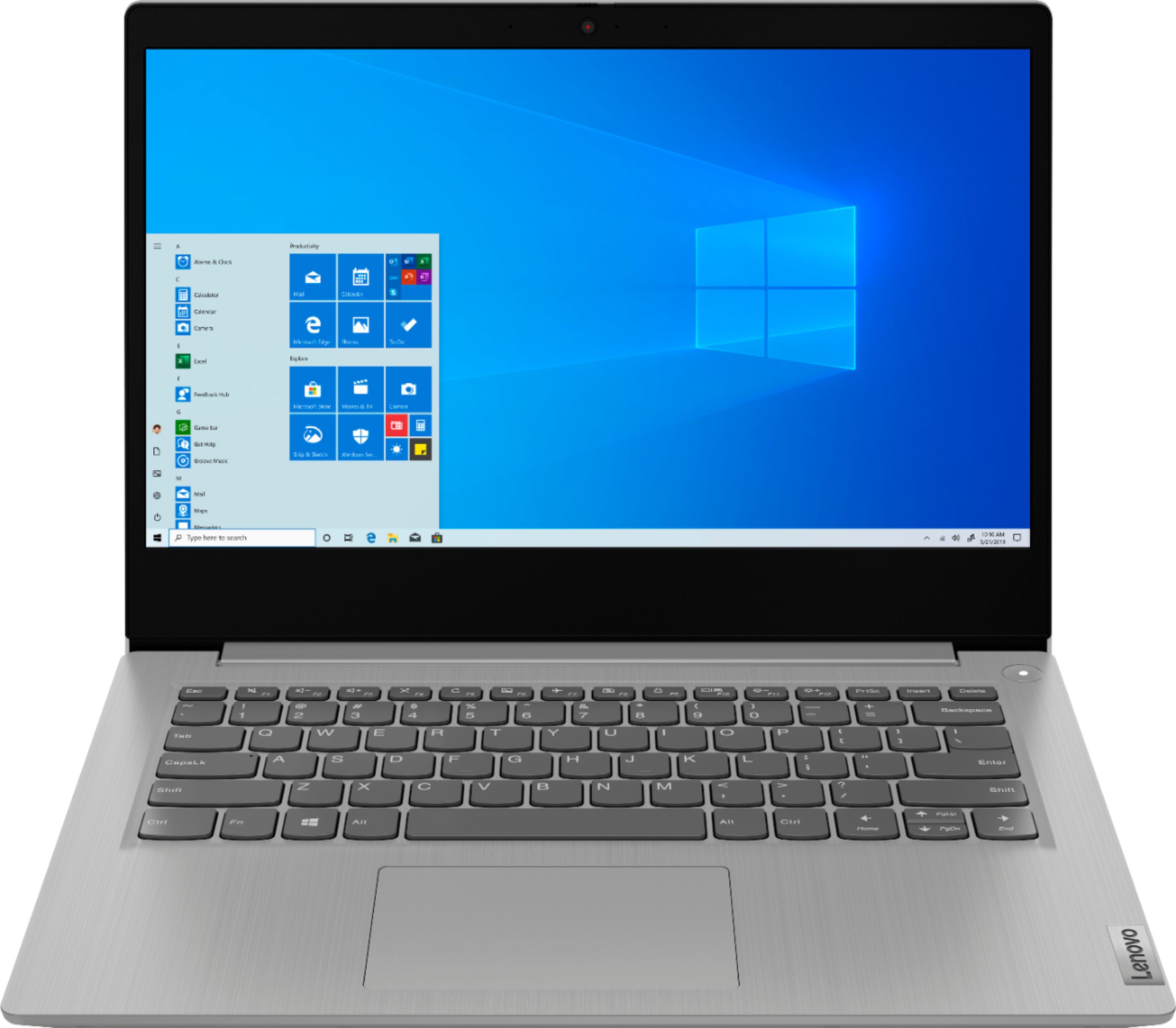 Lenovo Ideapad 3 14″ Laptop – Intel Pentium Silver N5030 – 4GB Memory – 128GB SSD – Platinum Grey