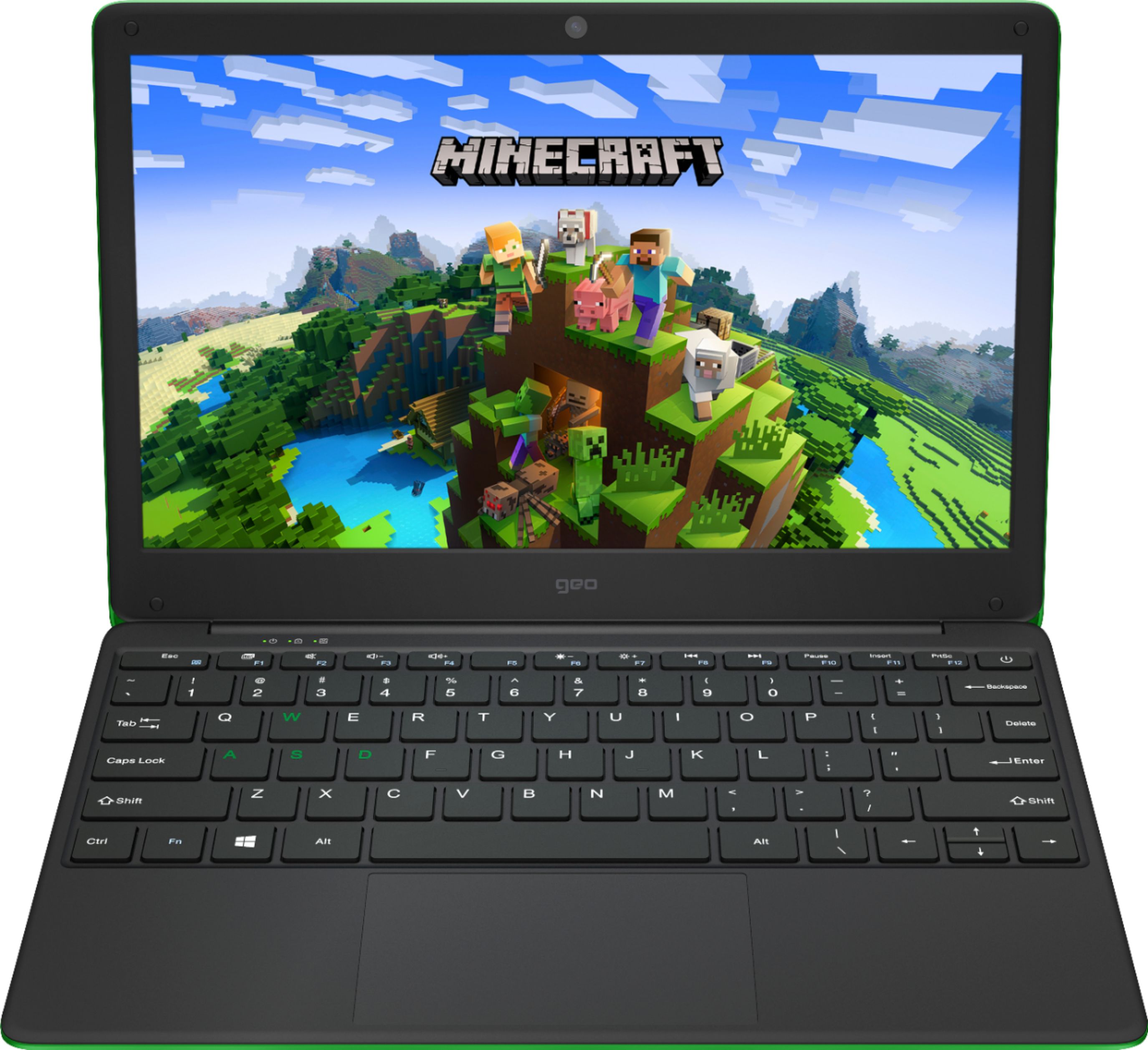 Geo - GeoBook 120 Minecraft Edition 12.5-inch HD Laptop - Intel Celeron