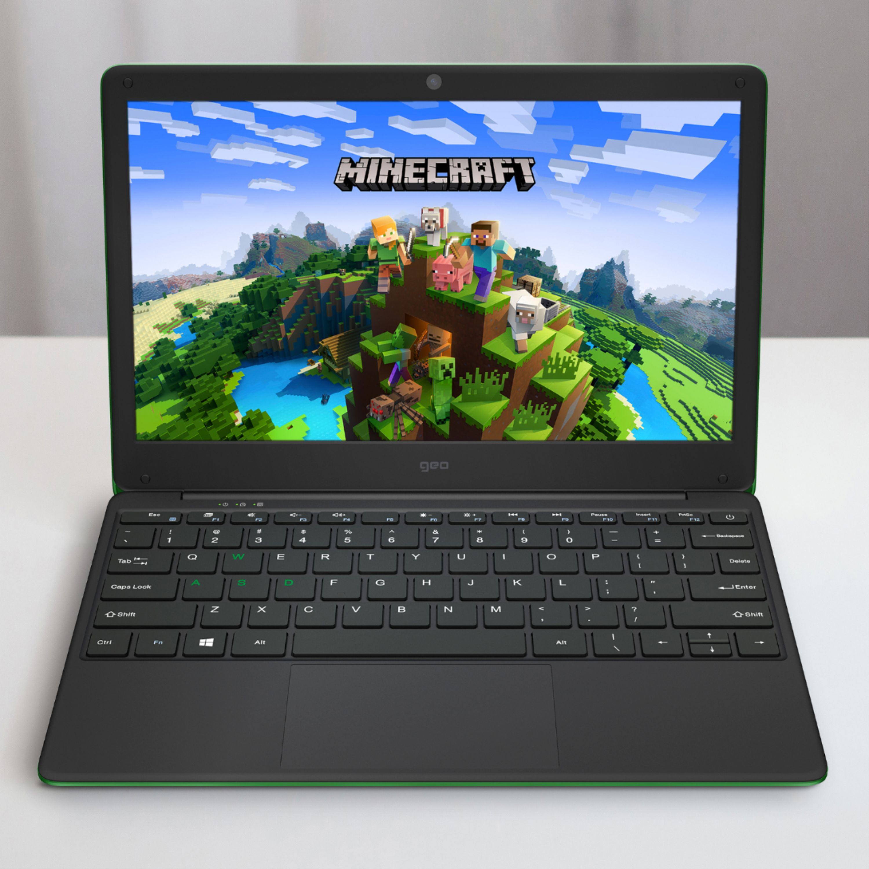 baseren Vriend Ontevreden Geo GeoBook 120 Minecraft Edition 12.5-inch HD Laptop Intel Celeron Quad  Core Processor 4GB Memory 64GB eMMC Minecraft Green GE166 - Best Buy