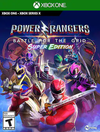 Front. Maximum Games - Power Rangers: Battle for the Grid. - T (Teen 13+)