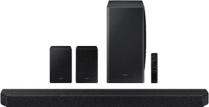 Samsung - HW-Q950A 11.1.4ch Sound bar with Dolby Atmos - Black - Front_Zoom
