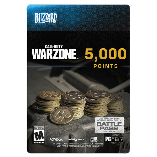 Activision - Call of Duty: Warzone 5000 COD Points $39.99 [Digital]