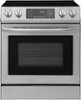 Insignia™ - 4.8 Cu. Ft. Slide-In Electric Convection Range with Self Clean and Air Fry - Stainless Steel