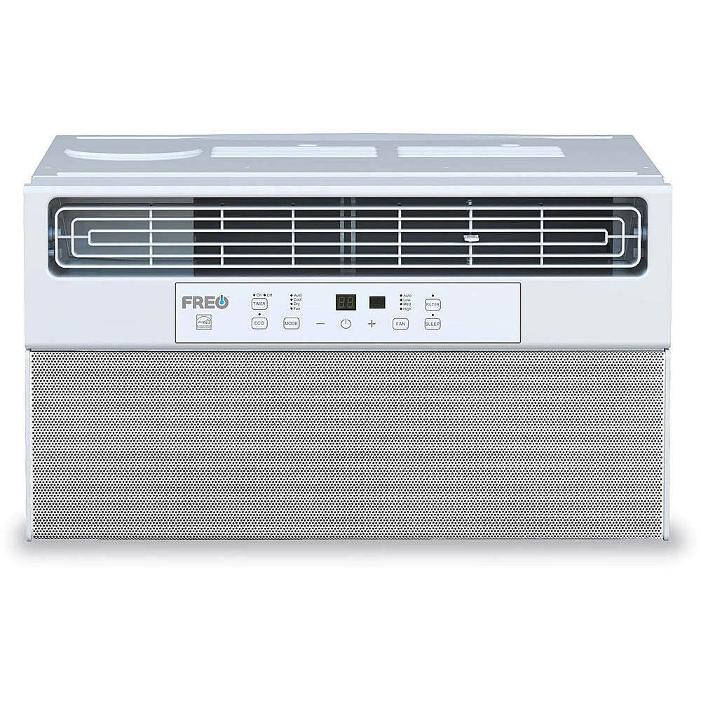 Angle View: Freo - 8,000 BTU Ultra Quiet Window Air Conditioner - White