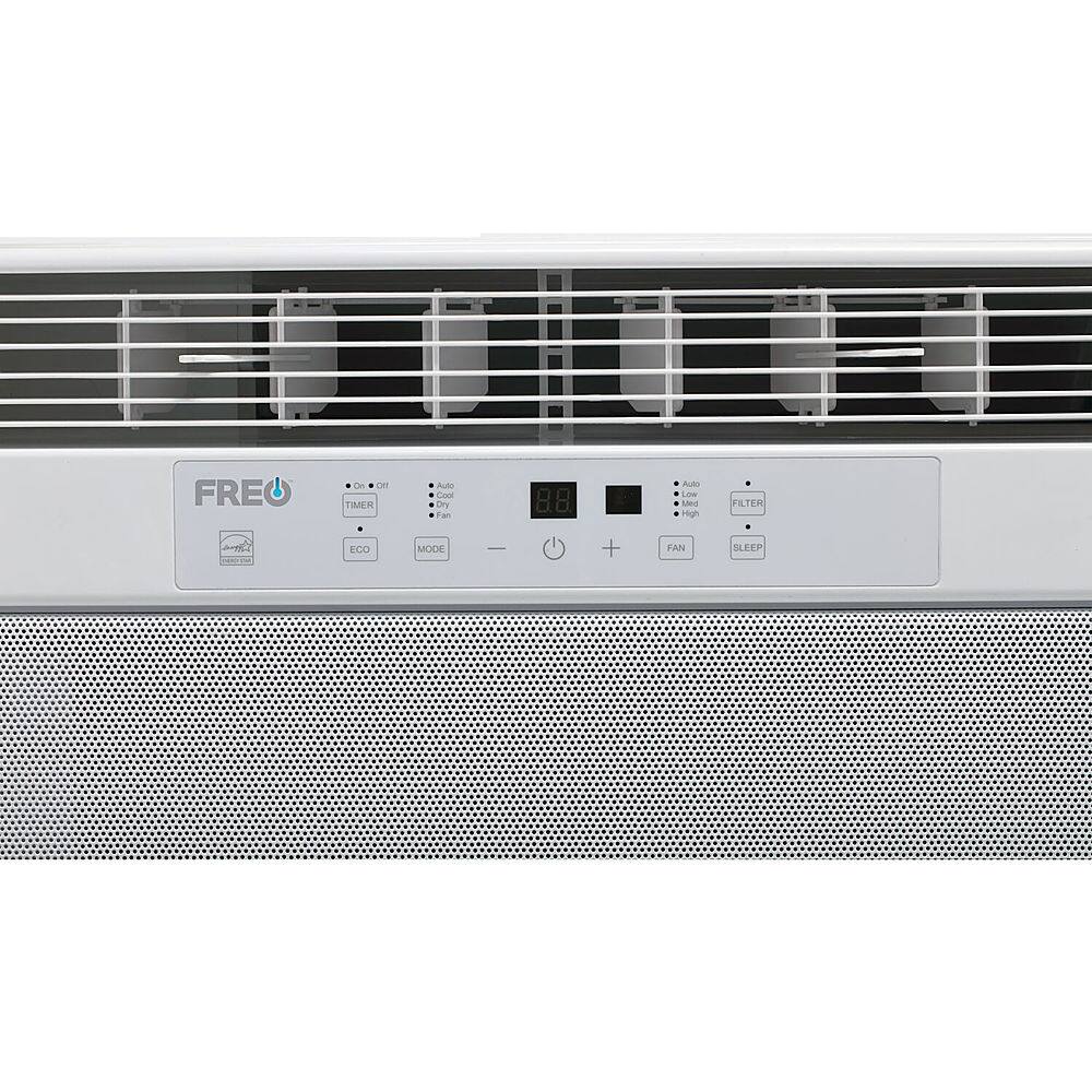 Front. Freo - 350 Sq. Ft. 8,000 BTU Window-Mounted Air Conditioner - White.