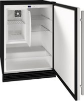 U-Line - 1 Class 4.2 Cu. Ft. Undercounter Refrigerator with 1.5 cu. ft. Freezer - Stainless steel - Angle_Zoom