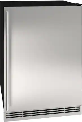 Angle. U-Line - 1 Class 4.2 Cu. Ft. Undercounter Refrigerator with Ice Maker - Stainless Steel.