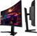 Alt View 14. GIGABYTE - G27QC A 27" LED Curved QHD FreeSync Premium Gaming Monitor with HDR (HDMI, DisplayPort, USB) - Black.