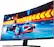 Alt View 1. GIGABYTE - G32QC A 32" LED Curved QHD Freesync Premium Pro Gaming Monitor with HDR (HDMI, DisplayPort, USB) - Black.
