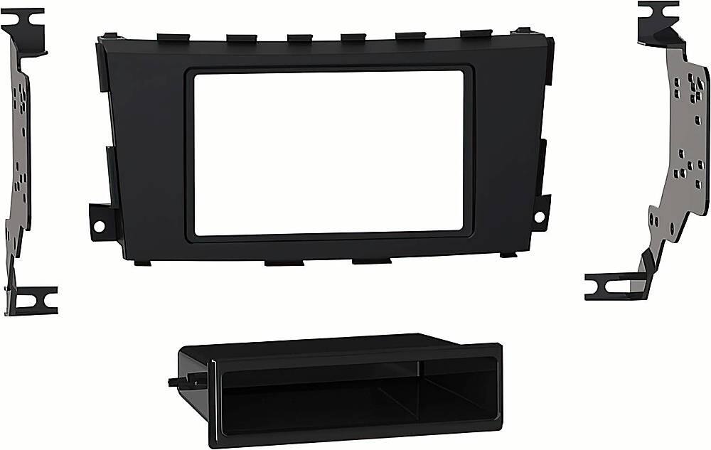 Angle. Metra - Dash Kit for Select 2016-2018 Nissan Altima DIN - Black.