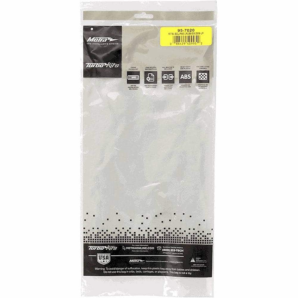 Alt View 15. Metra - Dash Kit for Select 2018-2023 Mitsubishi Eclipse - Black.