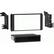 Angle. Metra - Dash Kit for Select 2017-2023 Mitsubishi Mirage DIN - Black.