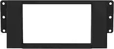 Front. Metra - Dash Kit for Select 2005-2012 Land LR3 LR2 Range Rover DIN DDIN - Black.