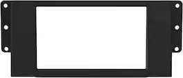 Metra - Dash Kit for Select 2005-2012 Land LR3 LR2 Range Rover DIN DDIN - Black