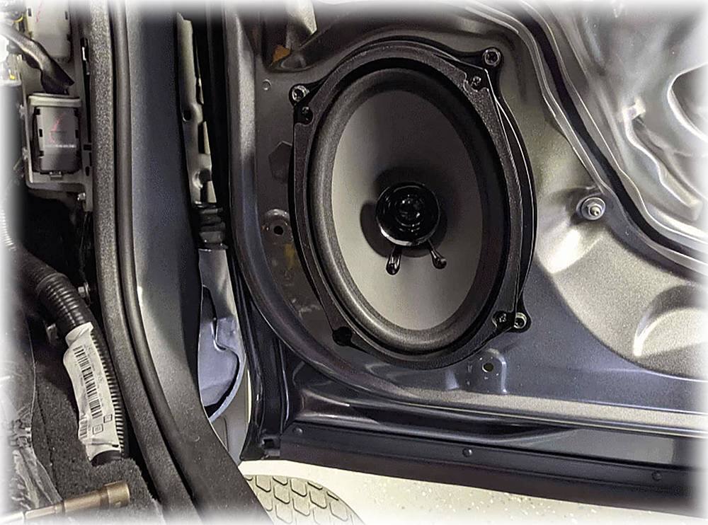 Alt View 14. Metra - Speaker Bracket for Select 2009-2023 Nissan Frontier Titan Pathfinder - Black.