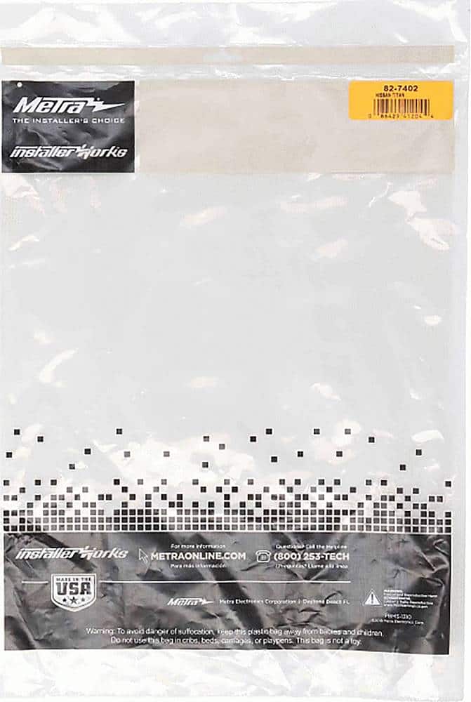 Alt View 15. Metra - Speaker Bracket for Select 2009-2023 Nissan Frontier Titan Pathfinder - Black.