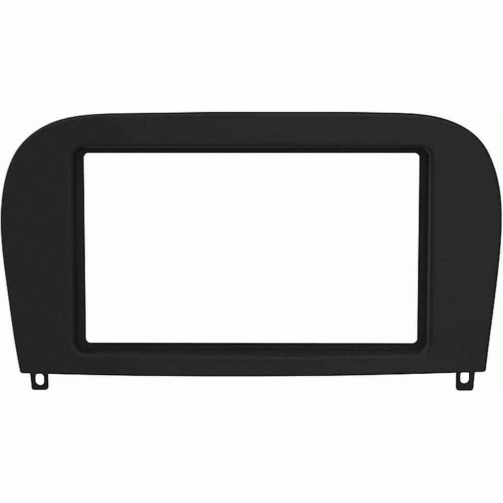 Alt View 14. Metra - Dash Kit for Select 2003-2008 Mercedes-Benz SL DIN DDIN - Matte Black.