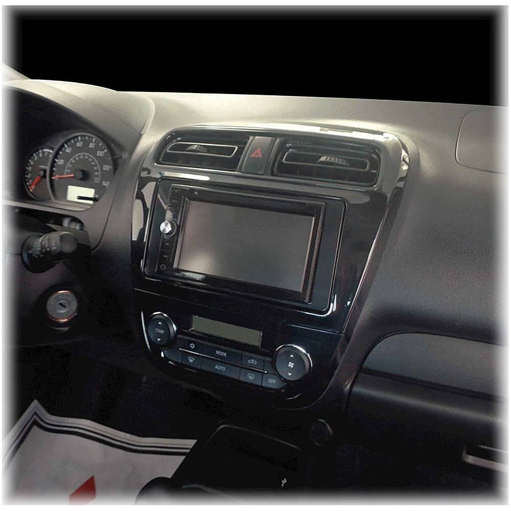 Alt View 15. Metra - Dash Kit for Select 2017-2023 Mitsubishi Mirage DDIN - Black.