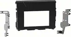 Angle. Metra - Dash Kit for Select 2020-2023 Nissan Titan DDIN - High Gloss Black.