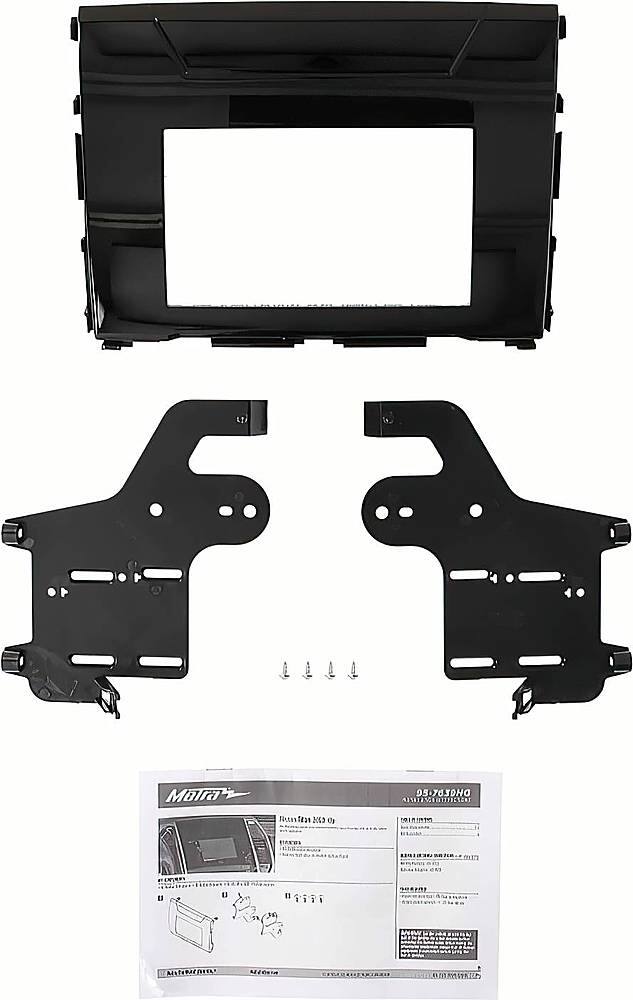 Alt View 15. Metra - Dash Kit for Select 2020-2023 Nissan Titan DDIN - High Gloss Black.