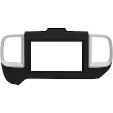 Front. Metra - Dash Kit for 2020 and Later Hyundai Venue Vehicles - Matte Black/Silver.