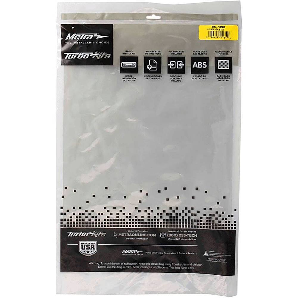 Alt View 13. Metra - Dash Kit for 2020 and Later Hyundai Venue Vehicles - Matte Black/Silver.