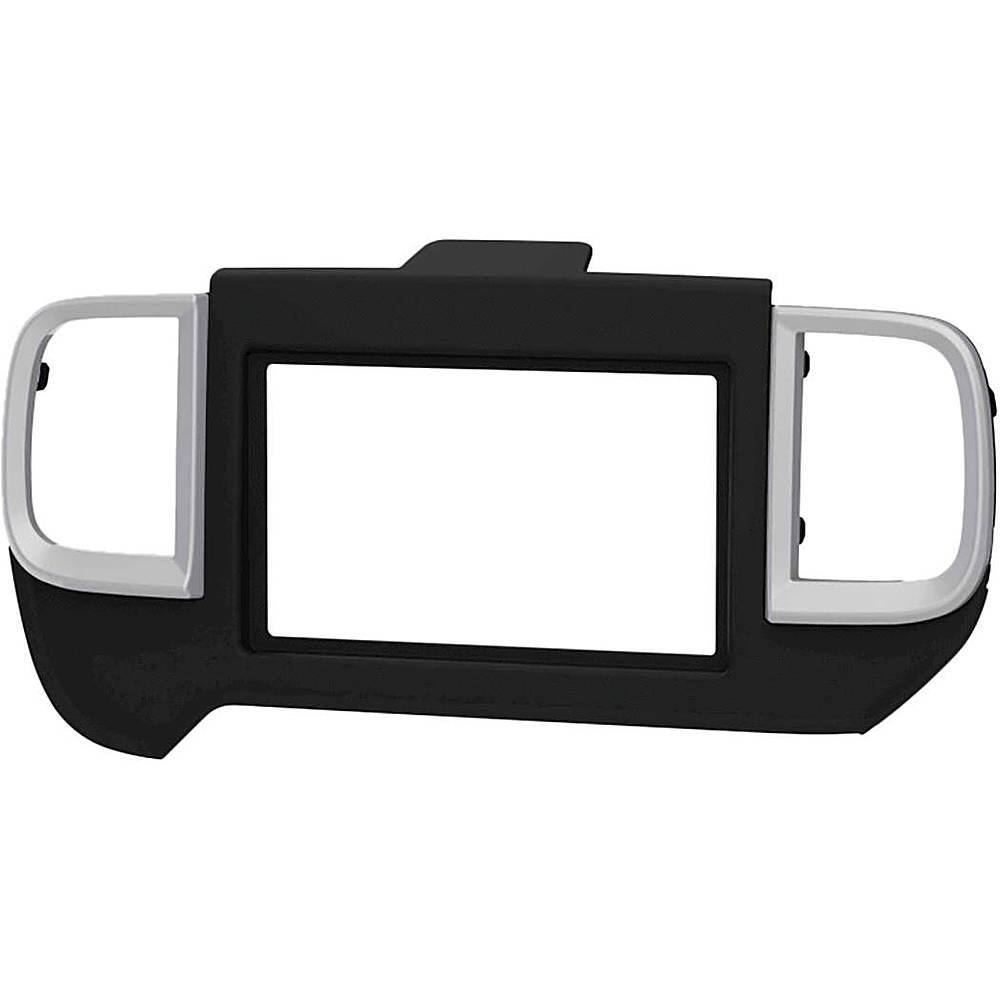 Left. Metra - Dash Kit for 2020 and Later Hyundai Venue Vehicles - Matte Black/Silver.
