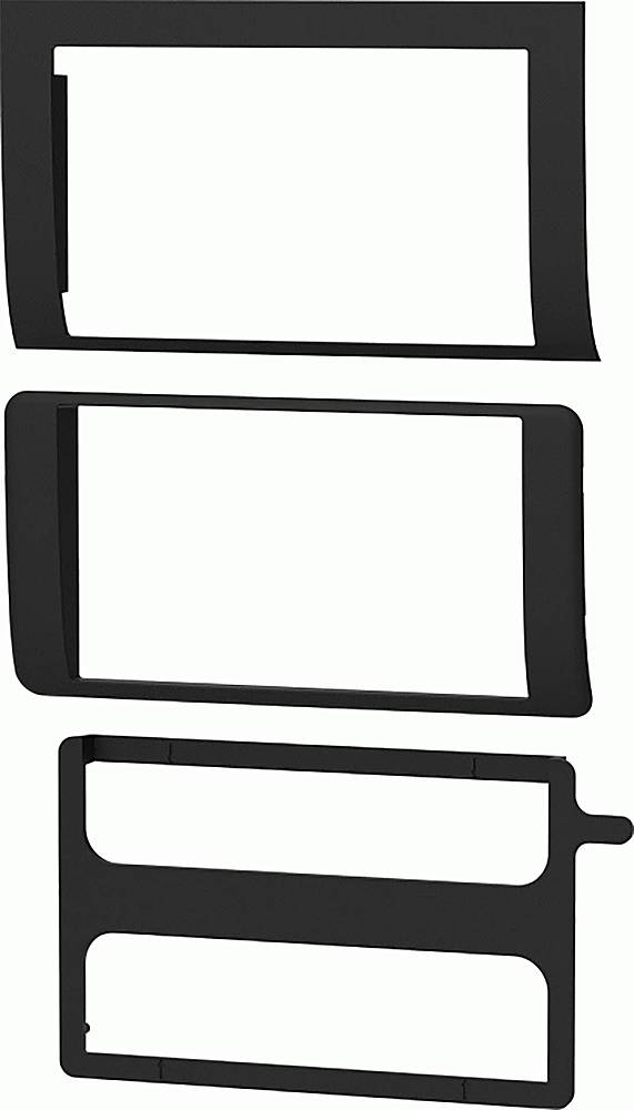 Left. Metra - Dash Kit for Select 1997-2000 Dodge Durango DDIN - Black.