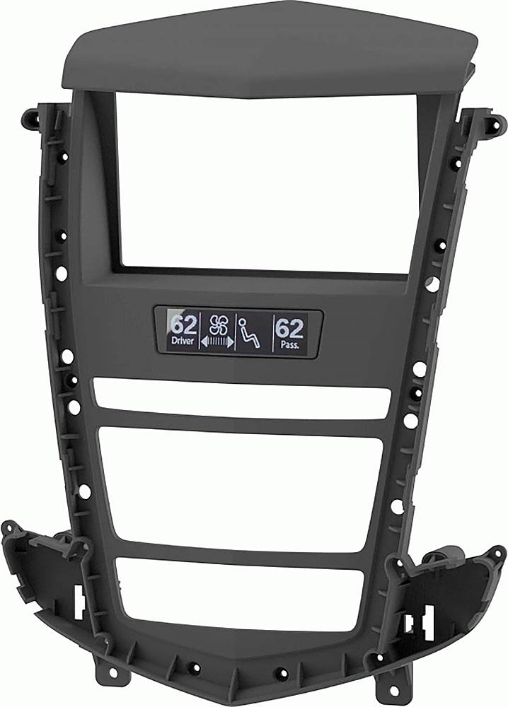 Left View: Metra - Dash Kit for Ford F-250/350/450/550 XL 2017 and Up Vehicles - Matte Black