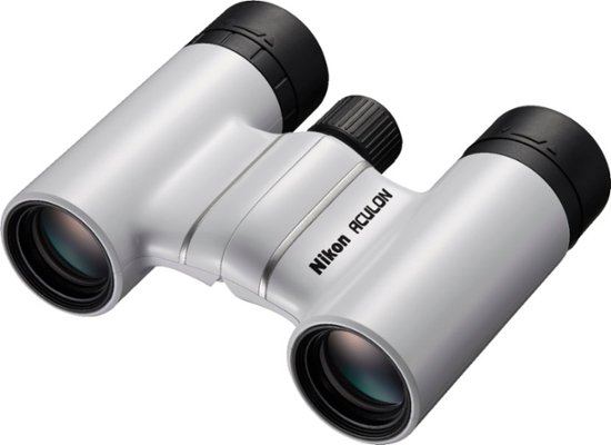 Nikon - Aculon T02 8 x 21 Compact Binoculars - White