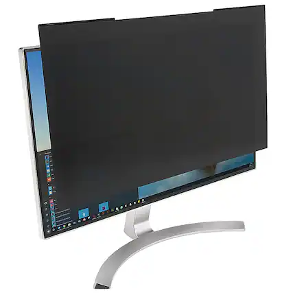Front. Kensington - MagPro-27.0"- Monitor Privacy Screen Filter - Black.