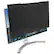 Front. Kensington - MagPro-27.0"- Monitor Privacy Screen Filter - Black.