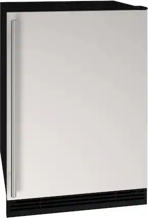 Angle. U-Line - 1 Class 4.2 Cu. Ft. Undercounter Refrigerator with 1.5 cu. ft. Freezer - White.