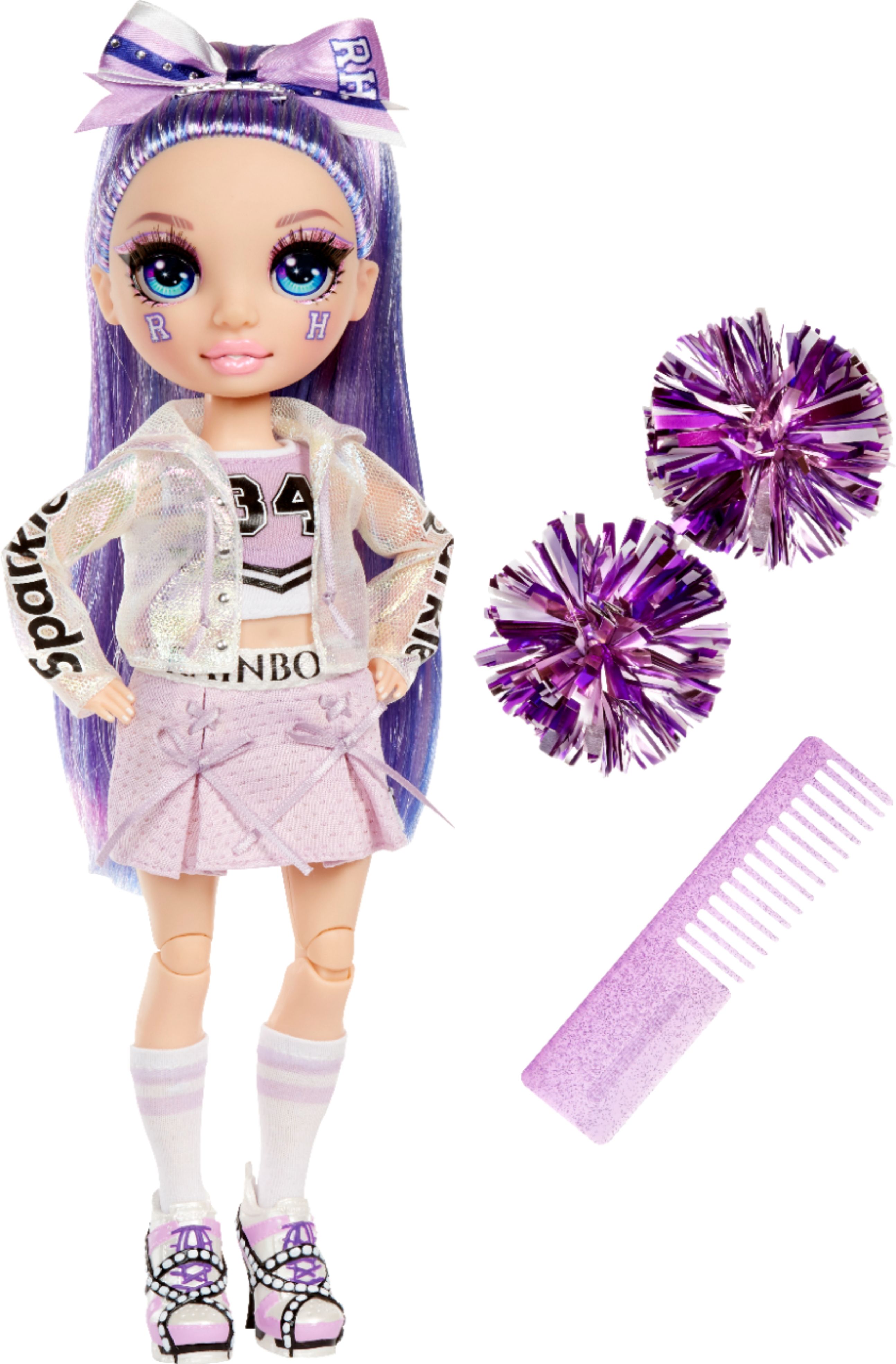 Best Buy: Rainbow High Cheer Doll Violet Willow 572084