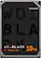 Front. WD - BLACK 10TB Gaming Internal Hard Drive - Black.