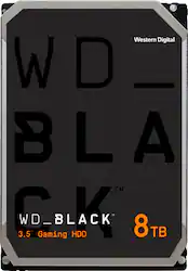 WD - BLACK 8TB Gaming Internal Hard Drive - Front_Zoom