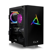 CLX - SET Gaming Desktop - AMD Ryzen 9 3900X  - 16GB Memory - GeForce RTX 2060 - 480GB SSD + 3TB HDD - Black - Front_Zoom