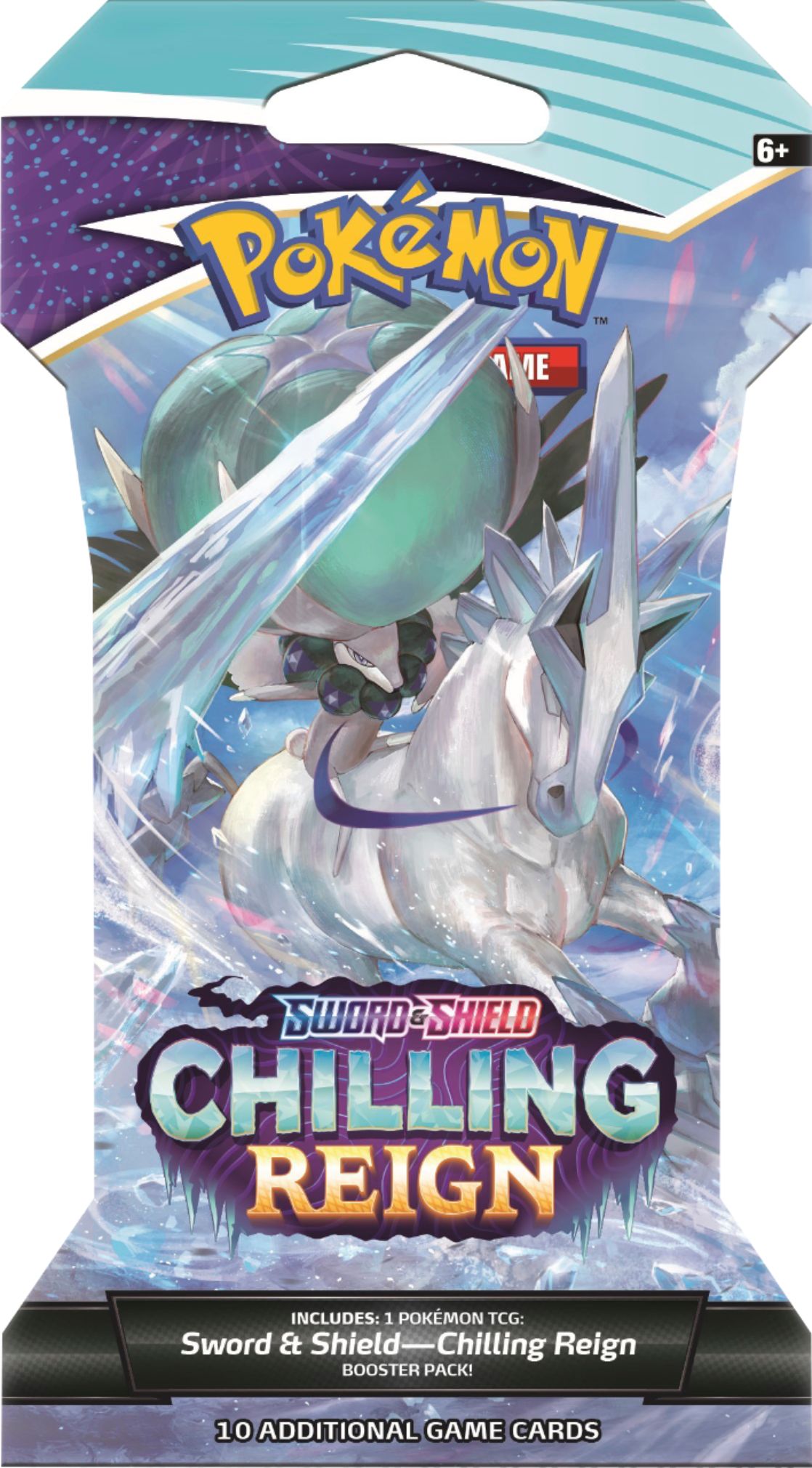 8 Random Packs Pokemon Sword and Shield Chilling Reign Sleeved Boosters 