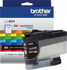 Front. Brother - LC404BK INKvestment Tank Ink Cartridge - Black.