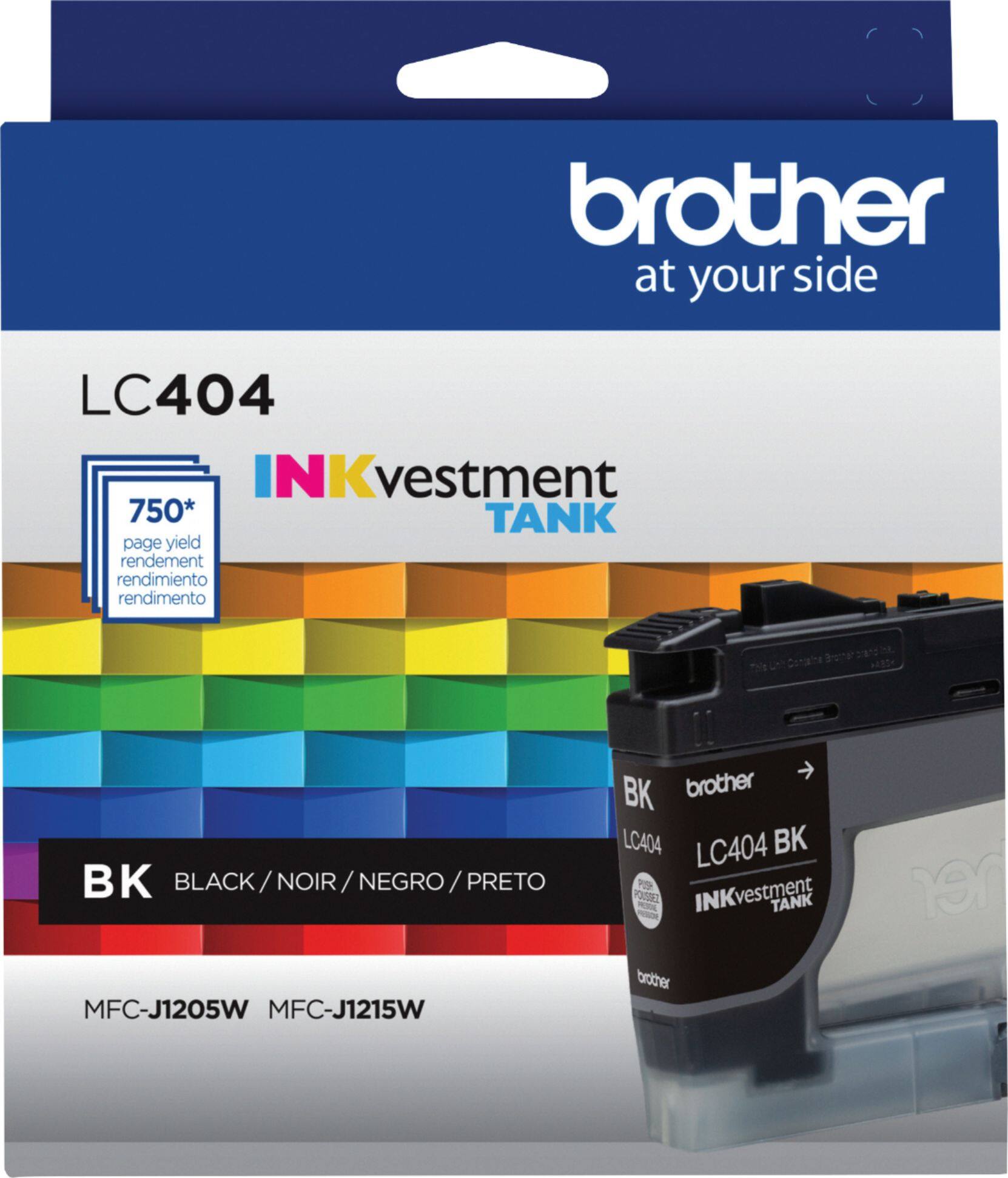 Alt View 11. Brother - LC404BK INKvestment Tank Ink Cartridge - Black.