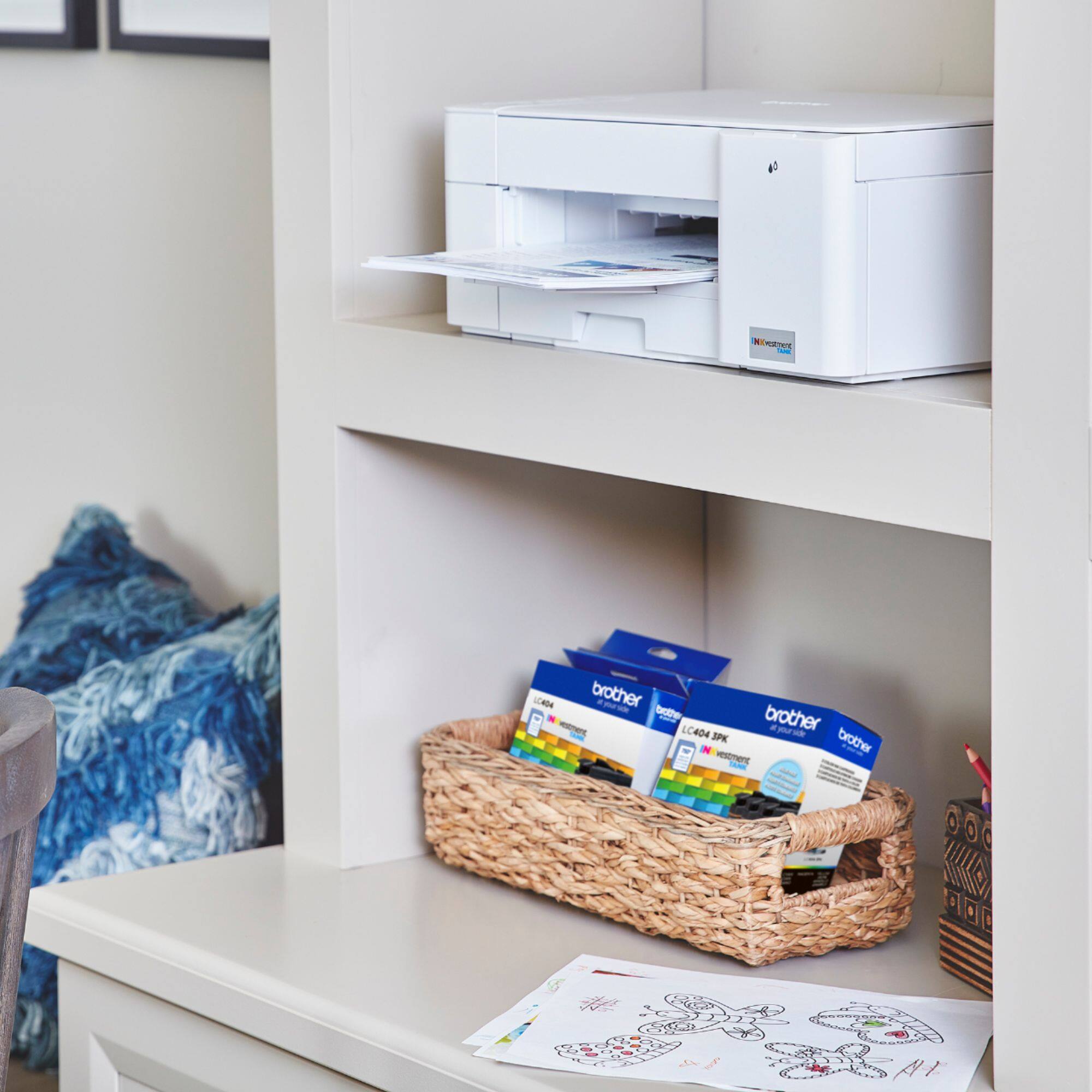 Alt View 14. Brother - LC404BK INKvestment Tank Ink Cartridge - Black.