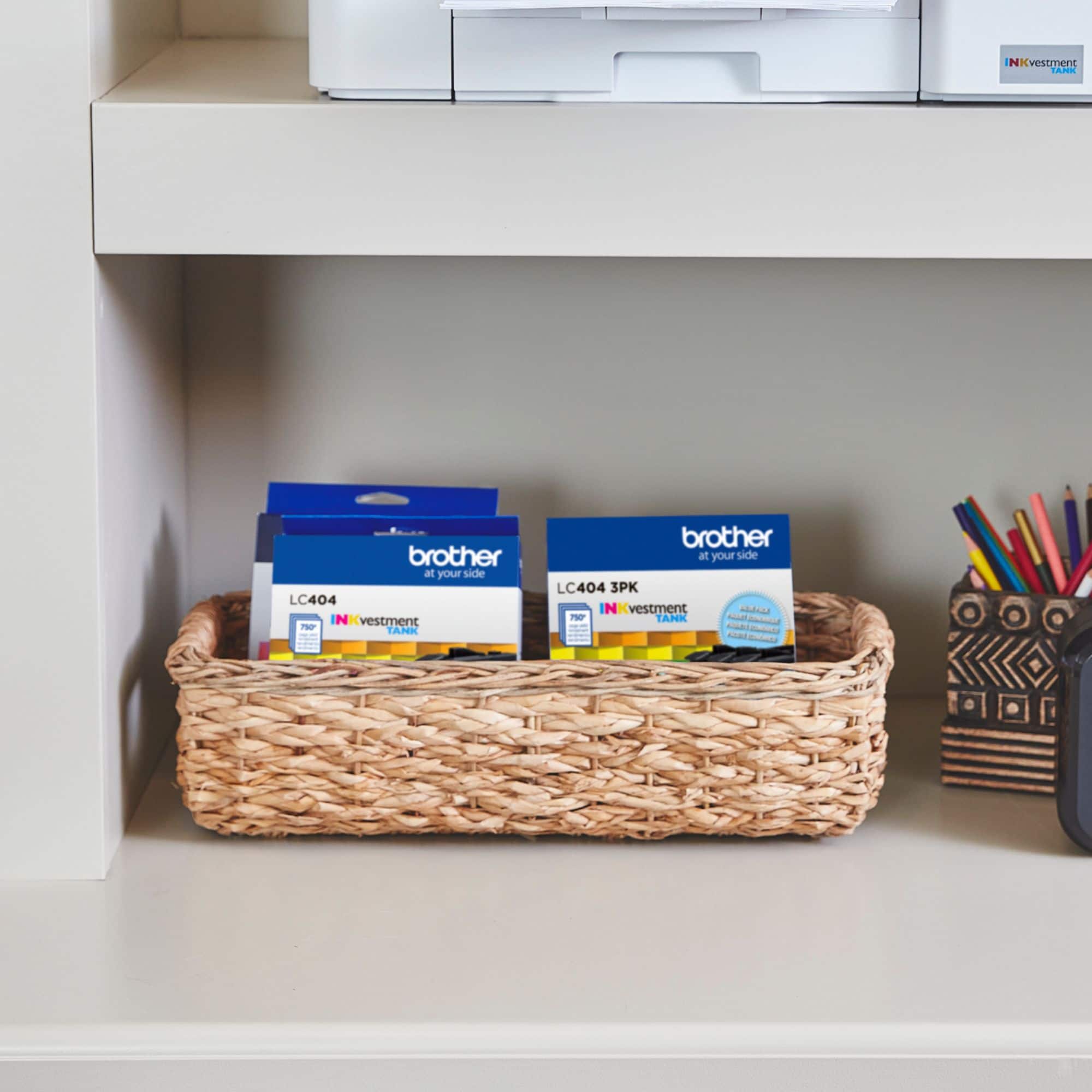 Alt View 13. Brother - LC404 3PK 3-Pack INKvestment Tank Ink Cartridges - Cyan/Magenta/Yellow.