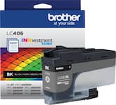 Brother - LC406BK INKvestment Tank Ink Cartridge - Black
