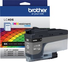 Brother - LC406BK INKvestment Tank Ink Cartridge - Black - Front_Zoom