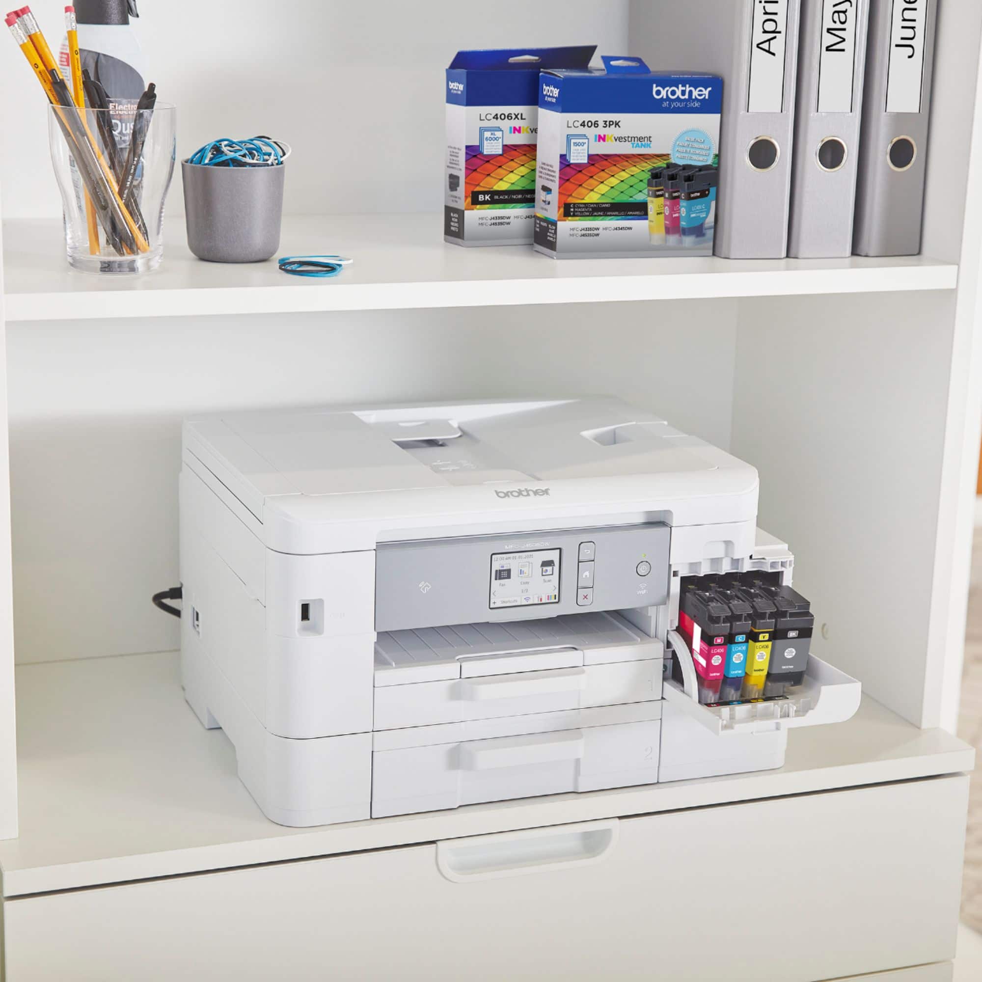 Alt View 12. Brother - LC406BK INKvestment Tank Ink Cartridge - Black.