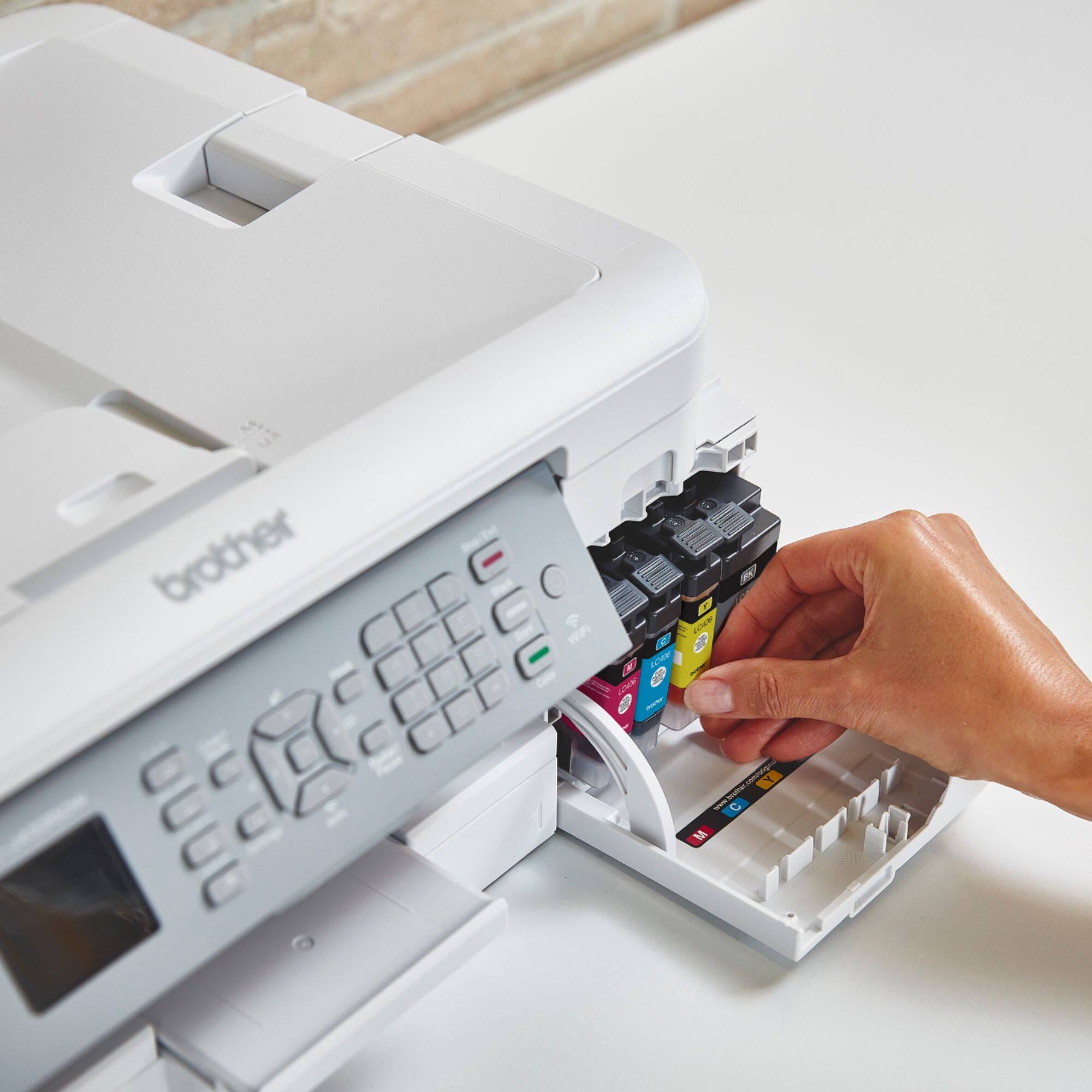 Alt View 13. Brother - LC406BK INKvestment Tank Ink Cartridge - Black.