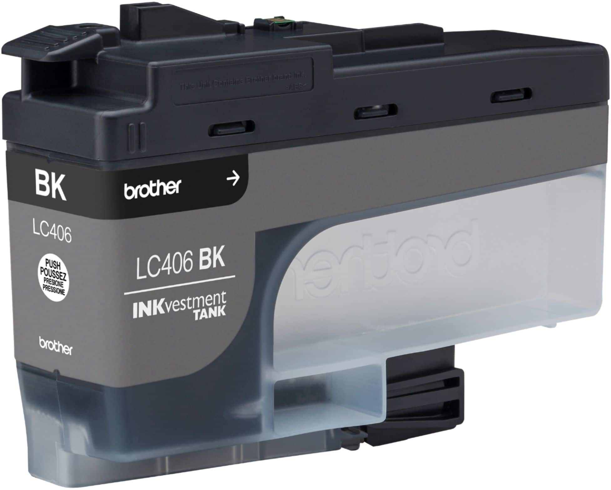 Alt View 15. Brother - LC406BK INKvestment Tank Ink Cartridge - Black.