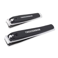 Tweezerman - Combo Nail Clipper Set - Stainless Steel/Black - Angle_Zoom
