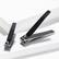 Alt View 13. Tweezerman - Combo Nail Clipper Set - Stainless Steel/Black.