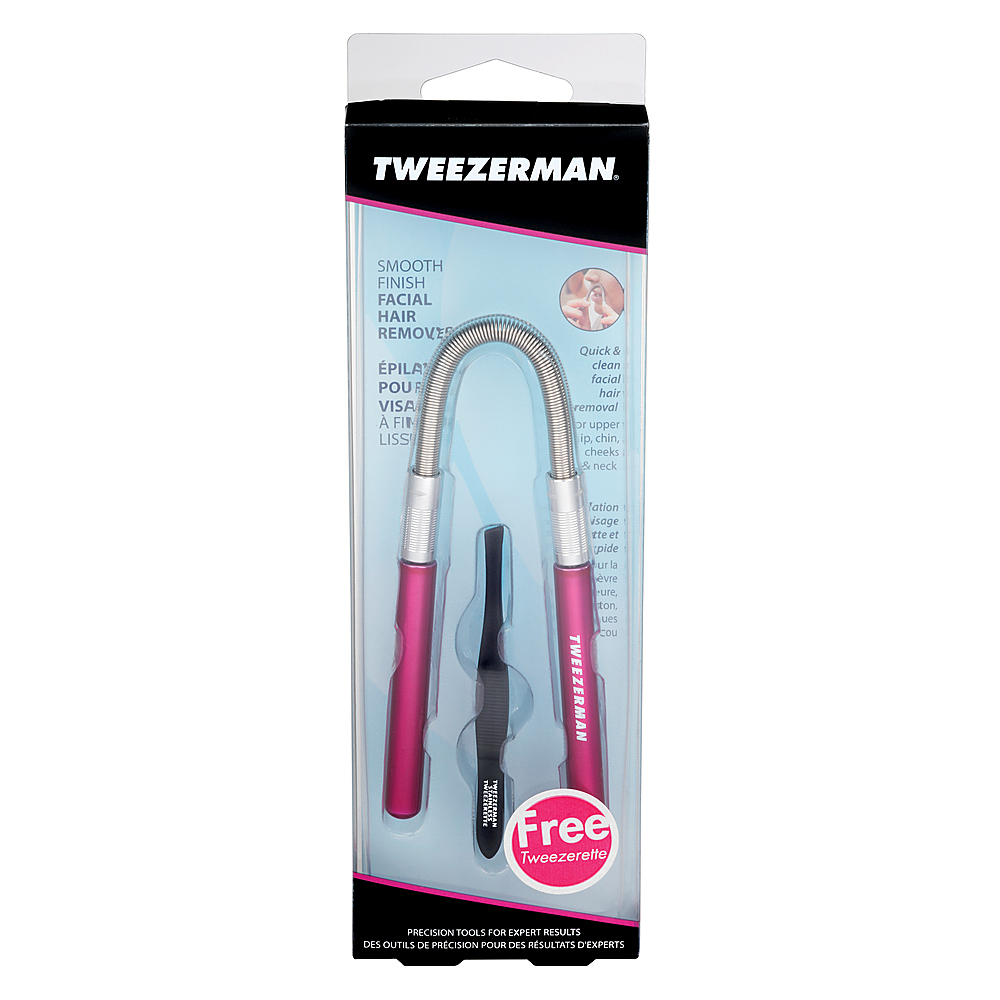 Tweezerman Smooth Finish Facial Hair Remover with Included Tweezerette Pink  5090-R - Best Buy